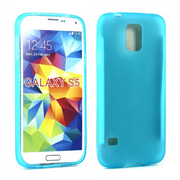 Wholesale Samsung Galaxy S5 SM-G900 TPU Gel Case (Blue)